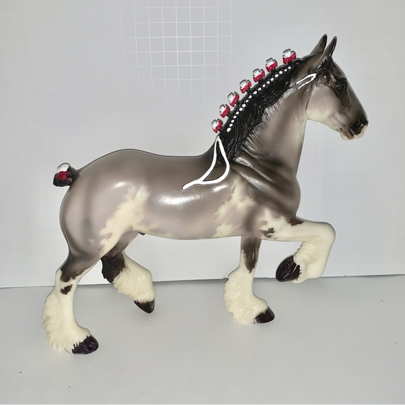 Peter Stone Breyer Horse Grulla Sabino Clydesdale 1998 #9742